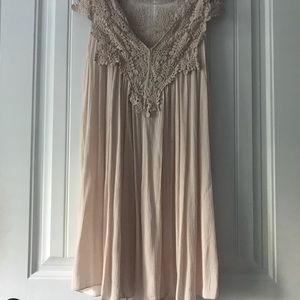 Light pink flowy dress